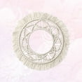 thumbnail image 3 of ELAYARD Hand Woven Round Cotton Rope Tapestry Nordic Style Wall Hanging Decorative Ornament, 3 of 8
