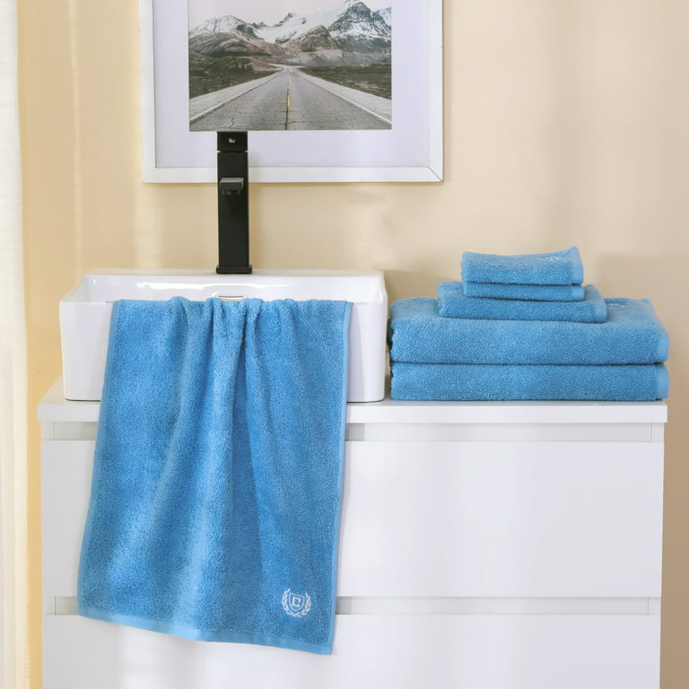 Classic Blue Towel Spa Bundle (2 Wash + 2 Hand + 4 Bath Towels