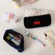 thumbnail image 2 of Cherry Plush Stationery Bag Ins Wind Large Capacity Storage Cosmetic Bag Student Portable Pencil Case, 2 of 5