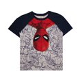 thumbnail image 1 of Playera Movis Talla 6 Manga Corta Estampado Spiderman Azul, 1 of 1