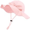 thumbnail image 1 of Baby Girl Sun Hat with UPF 50+ Outdoor Adjustable Beach Hat with Wide Brim Bucket Hats, 1 of 5