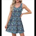thumbnail image 1 of Vestidos de Verano para Mujer, Vestido Informal con Bolsillo, para Playa, para Cubrirse, Traje de Baño. Color 4 S, 1 of 7