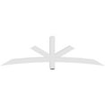 thumbnail image 4 of 84"W x 24 1/2"H x 4"D x 4"F, 7/12 Pitch, Alberta Architectural Grade PVC Gable Bracket, 4 of 8