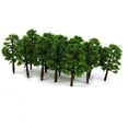 thumbnail image 4 of 20Pcs 8cm Model Trees 3D Landscape Artificial Miniature Tree Scenery Decoration Model Willow Trees Layout Train Railway, 4 of 9