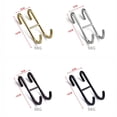 thumbnail image 2 of Langgg Shower Door Hooks Door Hanger Hook Towel Rack Heavy Duty Double Hook Silver, 2 of 9