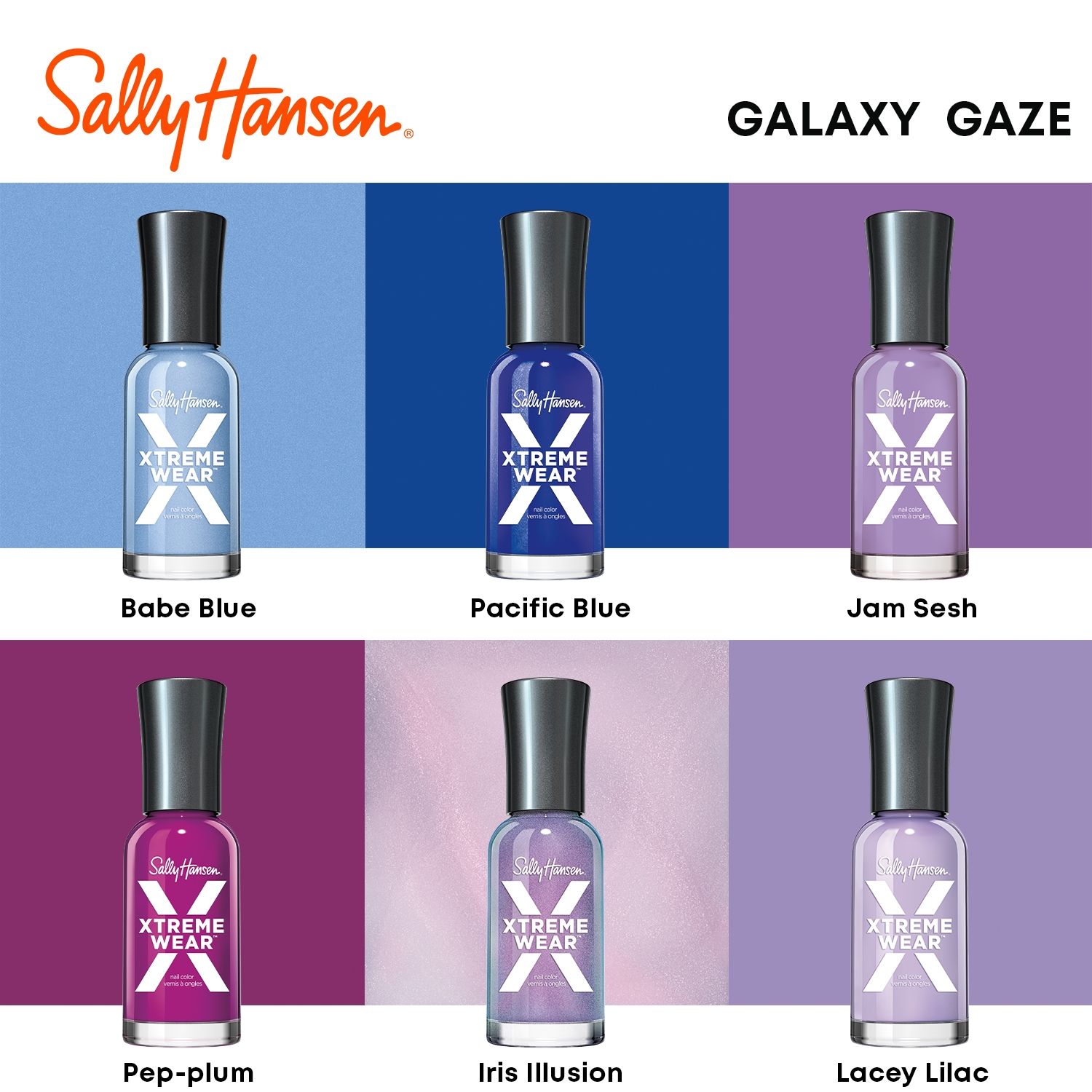 Sally Hansen Xtreme Wear Nail Color, Jam Sesh, 0.4 oz, Color Nail Polish, Nail Polish, Quick Dry Nail Polish, Nail Polish Colors, Chip Resistant, Bold Color - image 6 of 14