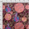 thumbnail image 3 of oneOone Cotton Flex Magenta Fabric Abstracts Diy Clothing Quilting Fabric Print Fabric By Yard 40 Inch Wide, 3 of 5