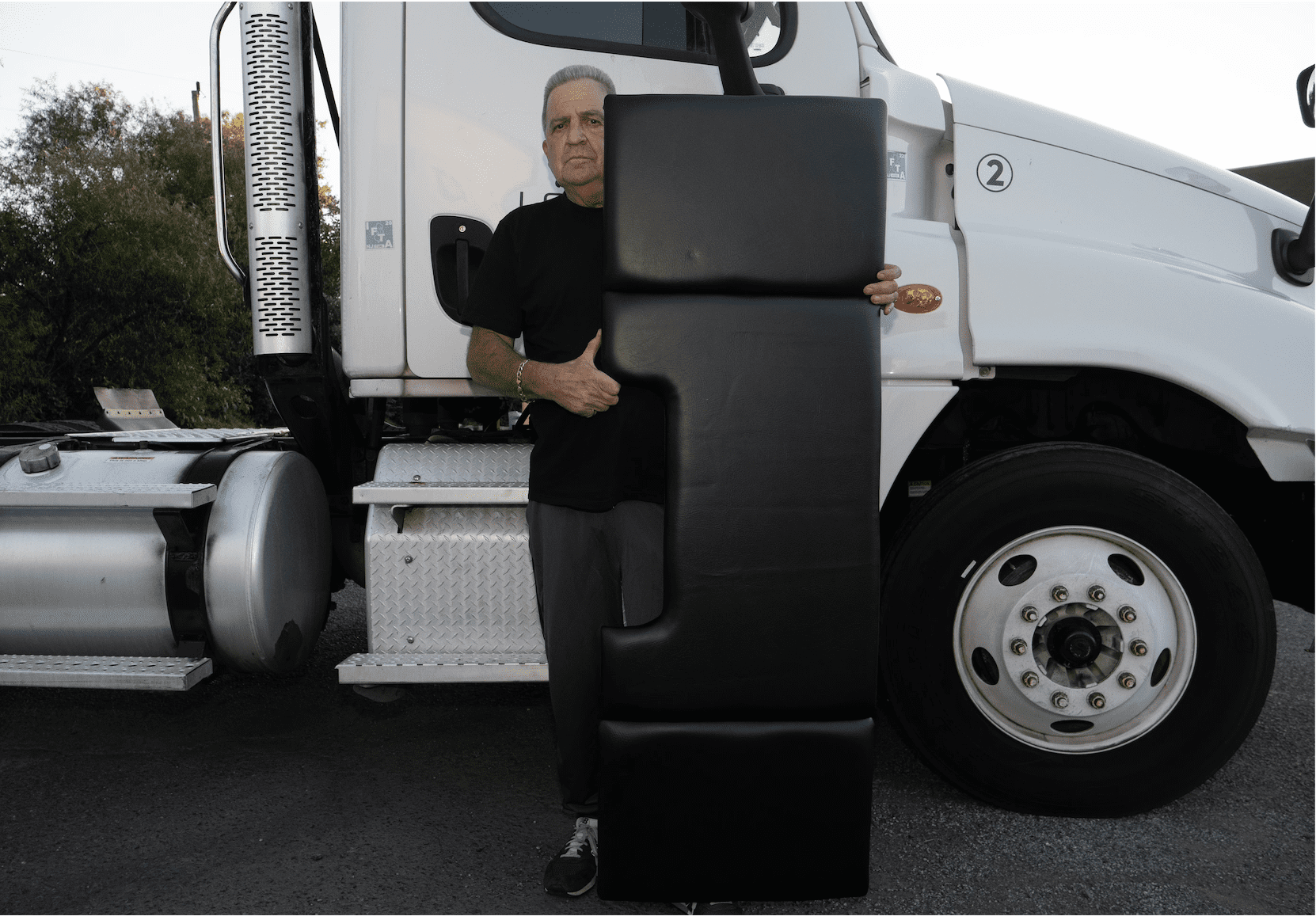 Presto Day Bed - Foldable Bed for Semi-Truck Drivers | Convert Day Cab to Bed in Seconds | Non-Inflatable, Lightweight, Durable, Stable, & Portable