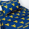 thumbnail image 3 of West Virginia Mountaineers 100% Cotton Sheet Set Blue Queen, 3 of 5