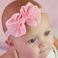 thumbnail image 6 of Yoyauz Elastic Nylon Headband Bow For Newborns, Babies, Toddlers - Handmade Baby Hair Accessories For Girls, 6 of 7