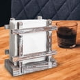 thumbnail image 6 of Farmhouse Wood Napkin Holder Tissue Paper Dispenser Decorative Upright Napkin Holder for Dining Room Living Room Home Cafe Indoor Outdoor, 6 of 9