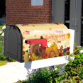 thumbnail image 5 of Thanksgiving Magnetic Mailbox Cover, 18x21 Inch Standard Size Waterproof Fall Mailbox Cover Decor Happy Thanksgiving Day Post Box Wrap Cover for Outdoor Yard Garden Autumn Decoration, 5 of 6