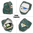 thumbnail image 5 of FORMRS Mini Backpack Purse for Women Quilted Travel Daypack Casual Shoulder Bag, Green Christmas Forest, 5 of 7