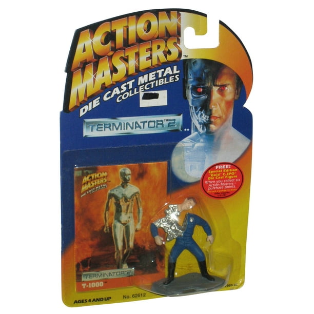 Terminator 2 Action Masters T 1000 Die Cast Metal 1994 Kenner Collectible Figure Walmart Com Walmart Com