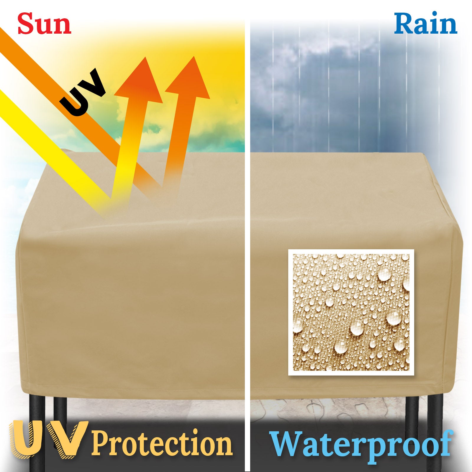 SUNRISEUMBRELLA Barbecue Grill Protective Cover Gas Grill Protective Cover for Heavy Duty BBQ 600D Waterproof Cover Patio Garden Camping（ 32x16"）