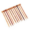 thumbnail image 4 of Abastado 12 Piezas Palo para el Cabello DIY Retro Impreso Madera Estilo Popular Elegante Temperamental Decoraciones para Damas, 4 of 8