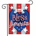 thumbnail image 2 of Briarwood Lane God Bless America Heart Patriotic Garden Flag, 2 of 4