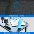 thumbnail image 5 of Uforic 4 Pieces Outdoor Furniture Set,Patio Textilene Steel Conversation Set with Loveseat Chair,Rocking Chair Set of 2 and Tea Table - Black, 5 of 6