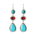 thumbnail image 1 of Boucles d'Oreilles Turquoise Clous en Acier Inoxydable Ensemble de Piercings en Titane pour Élégant et Moderne, 1 of 8