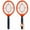 Red, variant on 1 Pack Electric Fly Swatter Handheld Bug Zapper Racket for Camping - Powerfull Zapper Racket for Flies/Bug & Mosquito - Portable Fly Zapper Battery Operated (2 AA Batteries not Included)