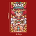 thumbnail image 4 of Tnarru 6 Pcs Enveloppes Rouges du Nouvel An Chinois 2024 Sachets Rouges Dragon Traditionnels Hong Bao pour Anniversaire de Festival Collation des Grades Anniversaire A, 4 of 8