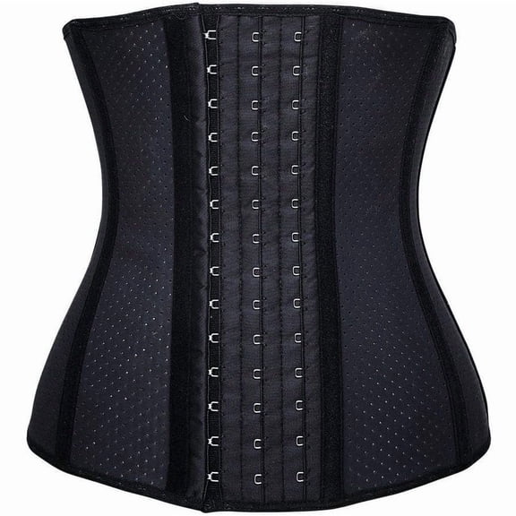 TELOLY Women'S Underbust Latex Sport Girdle Waist Trainer Corsets Hourglass Body Shaper Waist Trainers for Women Belly Fat