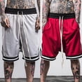 thumbnail image 3 of zeranth Shorts Mesh Loose Sportswear Men Casual Hip Hop Shorts for Sports, 3 of 7