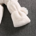 thumbnail image 5 of LFEOOST Kids Girls Winter Warm Coats Jacket Clothes Outwear Overcoat Ear Hooded Faux Fur Thicken Fleece Toddler White 1-2 Years, 5 of 9