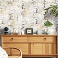 thumbnail image 6 of DEWOO 10pcs Peel and Stick Backsplash Wall Tile, Waterproof Peel and Stick Marble Wall Tiles, Self-Adhesive Panels for Bathroom, Kitchen, and Living Room (White Gold Marble,12"×12"), 6 of 12