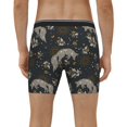 thumbnail image 2 of Men's Boxer Briefs, Vintage Moon with Plants and Fox Soft and Breathable Mens Underwear Boxer Briefs With Widen Waist, 2 of 5