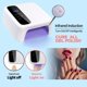 thumbnail image 4 of YBQF Cordless Led Nail Lamp, Nail Dryer, 72W Rechargeable Led Nail Light, 36 Beads Portable Gel UV Led Nail Lamp with 4 Timer Setting and LCD Display, Professional Led Nail Lamp, 4 of 5
