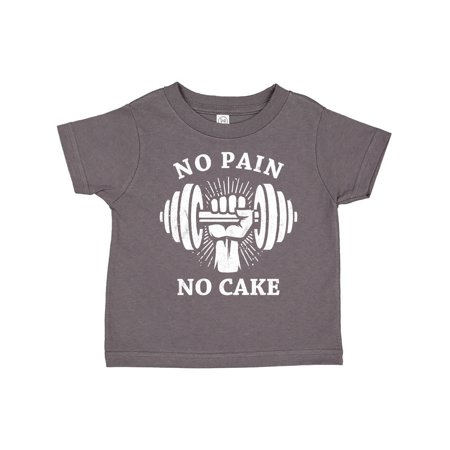 

Inktastic No Pain No Cake Gift Toddler Boy or Toddler Girl T-Shirt