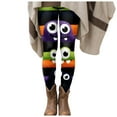 thumbnail image 2 of adviicd Essential Halloween Leggings for Women - Flattering Fit with Supportive Tummy Panel (Yellow, S), 2 of 6