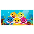 thumbnail image 2 of Toalla Franco Kids Baby Shark de algodón 147 cm x 71 cm, 2 of 6