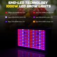 thumbnail image 3 of Luces LED de cultivo Supervitae de 1000 W, espectro completo, x2 con acceso, 3 of 7