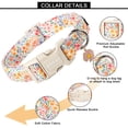 thumbnail image 3 of Collar para perro Aring Pet Summer ajustable de algodón con estampado floral, 3 of 4