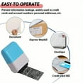 thumbnail image 6 of Identity Theft Protection Roller Stamp,Confidential Roller Stamp for Identity Protection & Security Stamps- Blocking Out Privacy Information and Guard Your Address and ID, 6 of 10