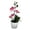 Deep Pink 26*12*12cm, variant on Indoor Faux Flower Threeleaf Phalaenopsis Bonsai Potted Plant For Styling