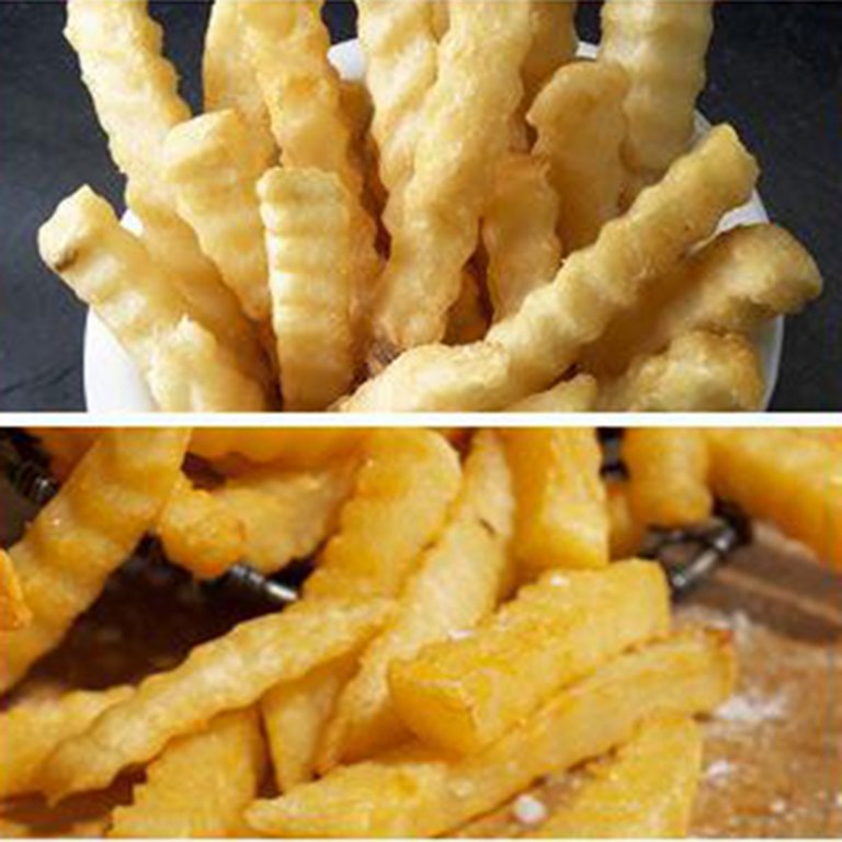 Crinkle Cutting French Fry Slicer