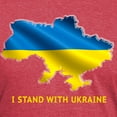 thumbnail image 3 of CafePress - I Stand With Ukraine Flag Ukrainian Pride T Shirt - Mens Tri-blend T-Shirt, 3 of 4