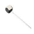 thumbnail image 2 of Pedal Beater, Convenient To Use Bass Pedal Beater, Long Service Life Not Easy To Damage Stainless Steel Handle Wool Felt Side For Beginner Instrument Lovers, 2 of 8