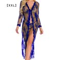 thumbnail image 1 of Conjunto de ropa interior sexy Traje de lencería de encaje Ropa sexy lavada a mano para adultos, Azul, XXL Kearding XX000040-29, 1 of 7