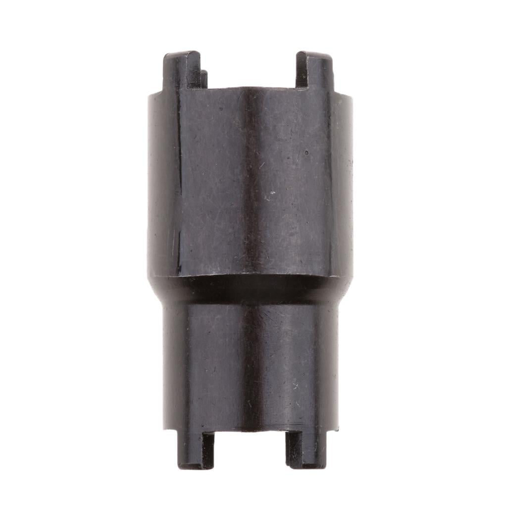 Baosity Special 4-pin Spanner Socket Tool for Slotted Castle Locking Nut Remover 20mm 