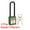 Green, variant on Unique Bargains Lockout Tagout Locks 3 Inch Shackle Key Different Padlock Plastic Lock Red 2 pcs