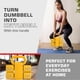 thumbnail image 3 of Kit de Pesas y Mancuernas Regulables, Kit Mancuernas 2 en 1 Multiuso de 5 Kg, para Entrenamiento de Ejercicio en el Gimnasio en Casa, Entrenamiento Y Gimnasio Para Hombres Y Mujeres (Amarillo), 3 of 7