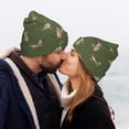 thumbnail image 5 of Lsque Birds Wild Ducks Pattern Knitted Beanie, Unisex Winter Hat, Knit Hat Winter Beanies Thick Fisherman Beanies Cuffed Plain Skull Caps, 5 of 6