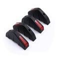 thumbnail image 1 of 4pcs Universal Car Rear Bumper Diffuser Spoiler Carbon Fiber Abs Rear Bumper Lip Diffuser Rear Bumper Universal Car Lip, 1 of 1