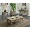 thumbnail image 3 of Emerald Home Interlude Sandstone Gray Square End Table with One Drawer, Plank Style Top, And Turned Legs-Color:Grey,Quantity:1,Shape:Square,Shape_:Square,Size:Standard,Style:Casual, 3 of 5
