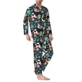 thumbnail image 2 of KLL Rottweiler Sleepwear Mens Flannel Pajamas,Long Cotton Pj Set, 2 of 7