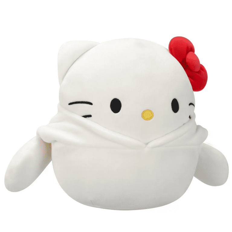 Squishmallows Hello Kitty in White Cinnamoroll Hoodie 8